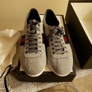 Gucci  Glitters  Sneakers Size 8